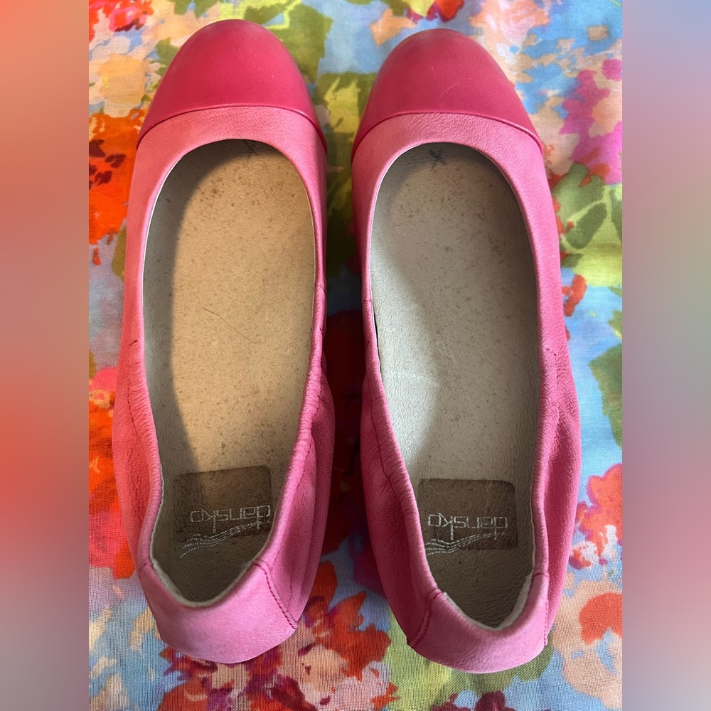 Dansko Lisanne Leather Ballet Flats 39